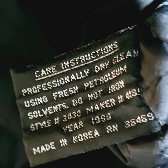 Beverly Hills Blues Jacket Vintage 90's Puffer Duck Down Pockets Women's Size XL - Picture 8 of 9